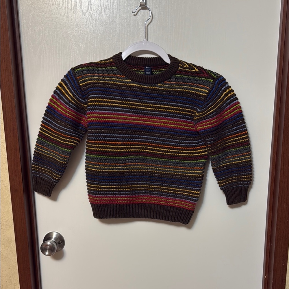 Baby Gap Multicolor Striped Sweater for Toddlers Size 5 Years